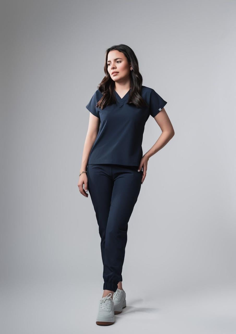 Quirúrgico Dama Azul Marino