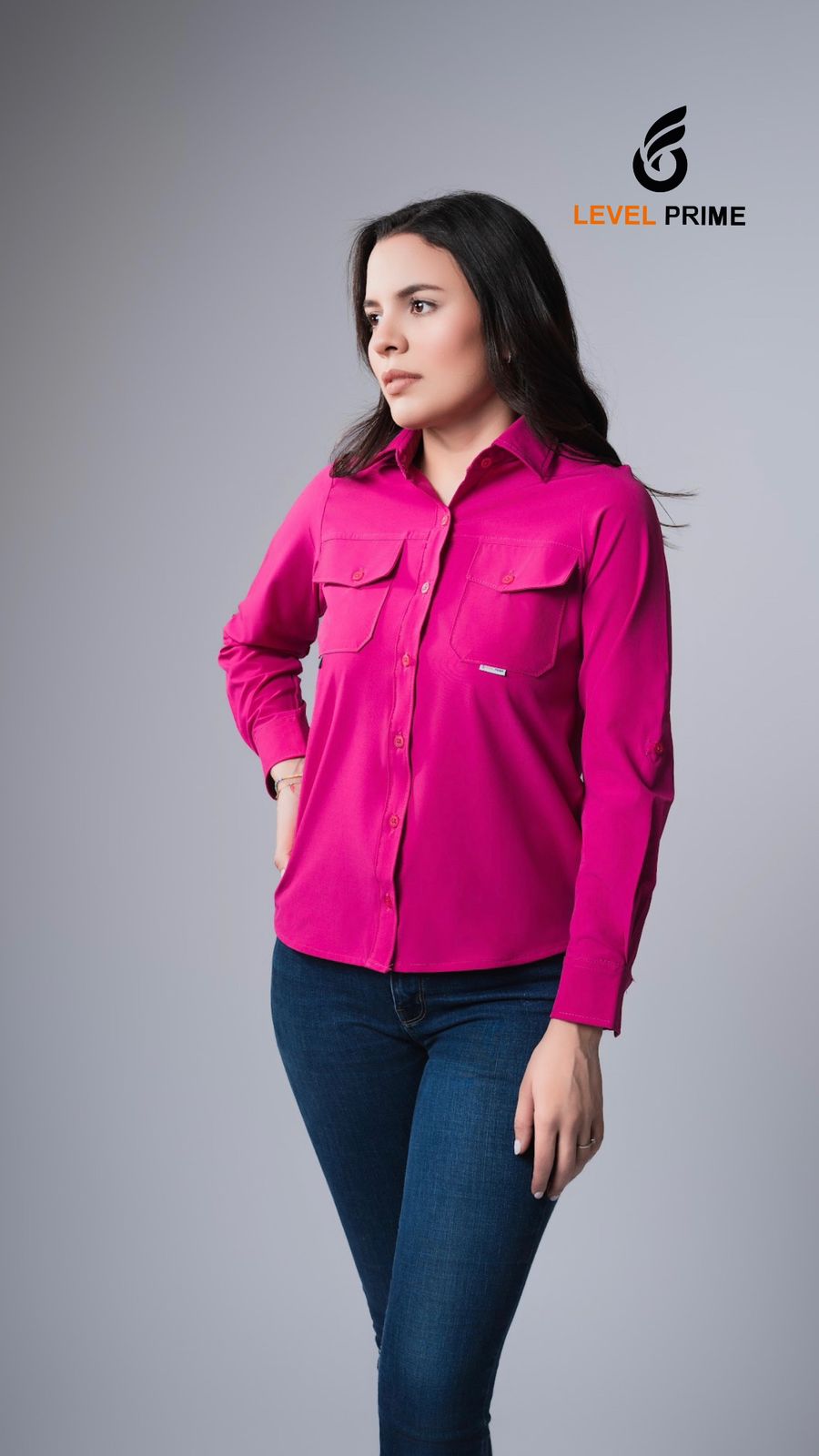 Blusa Dama Rosa Fiusha