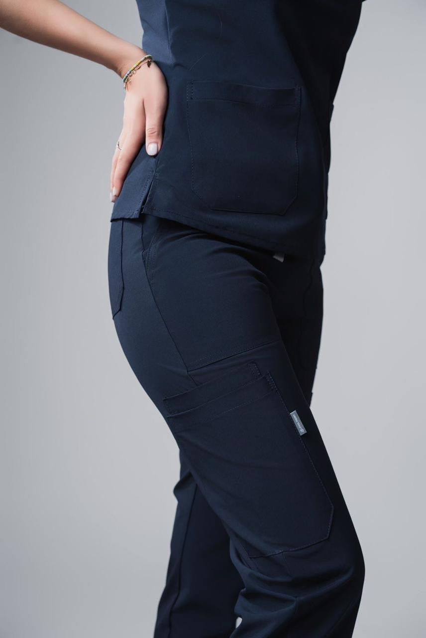 Quirúrgico Dama Azul Marino