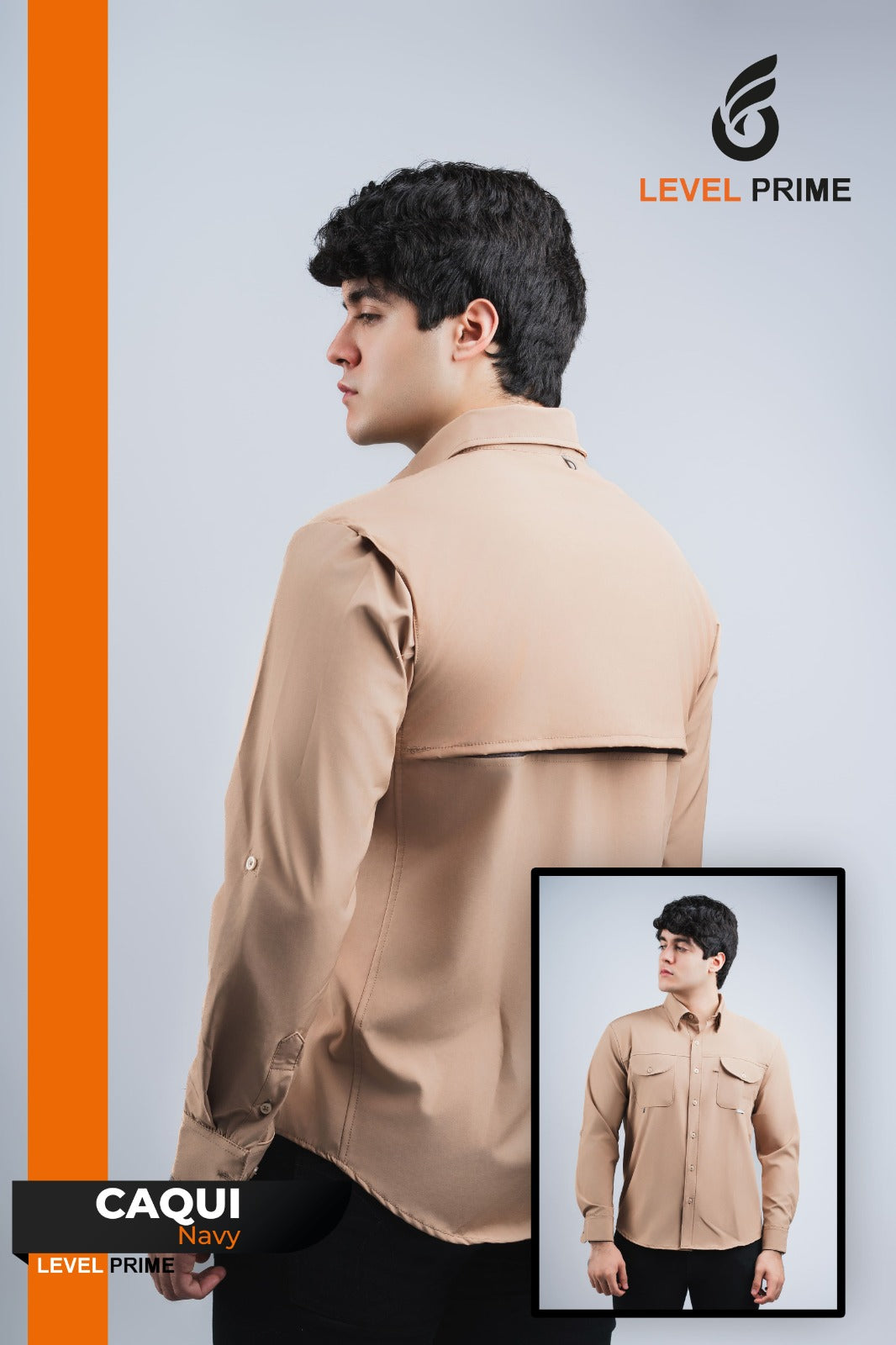 Camisa Caballero Caqui