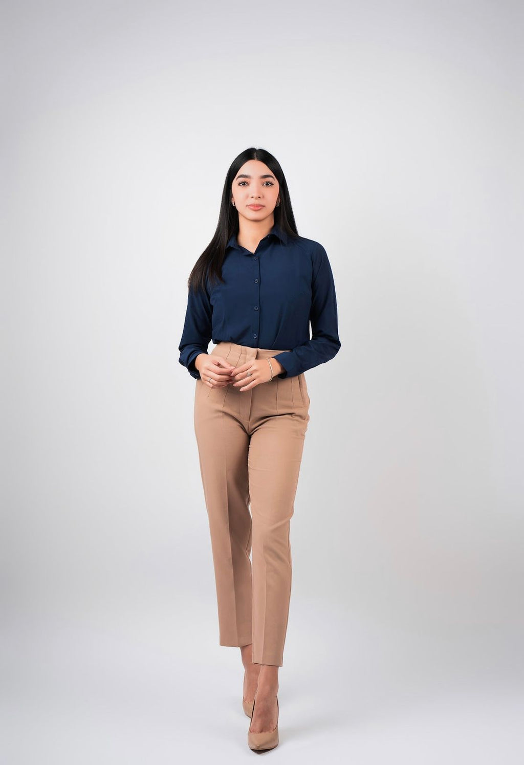 Blusa Dama Azul Marino