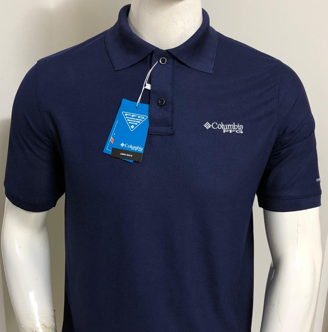 Playera Columbia Azul Marino