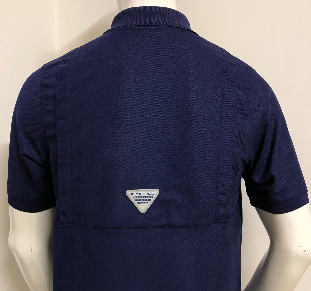 Playera Columbia Azul Marino